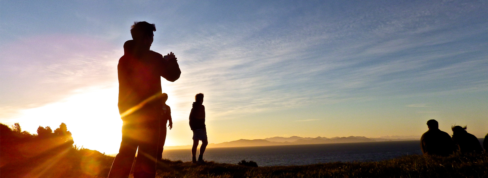 hikers in a state of flow and engagement