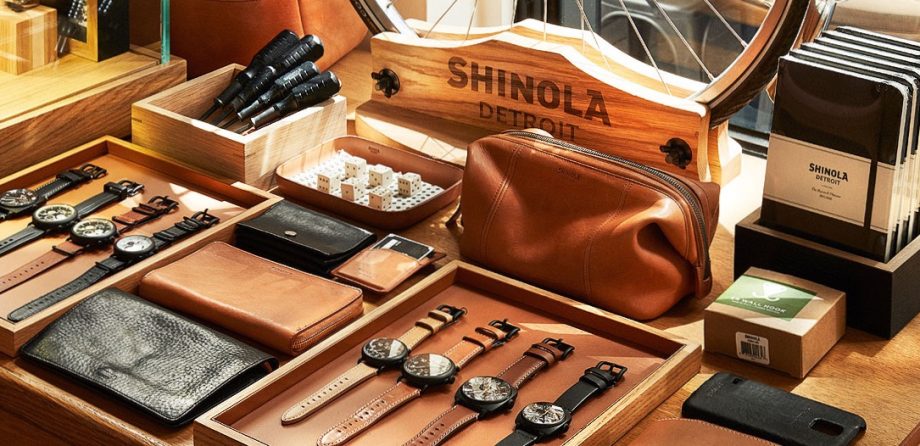 image of shinola products on a table