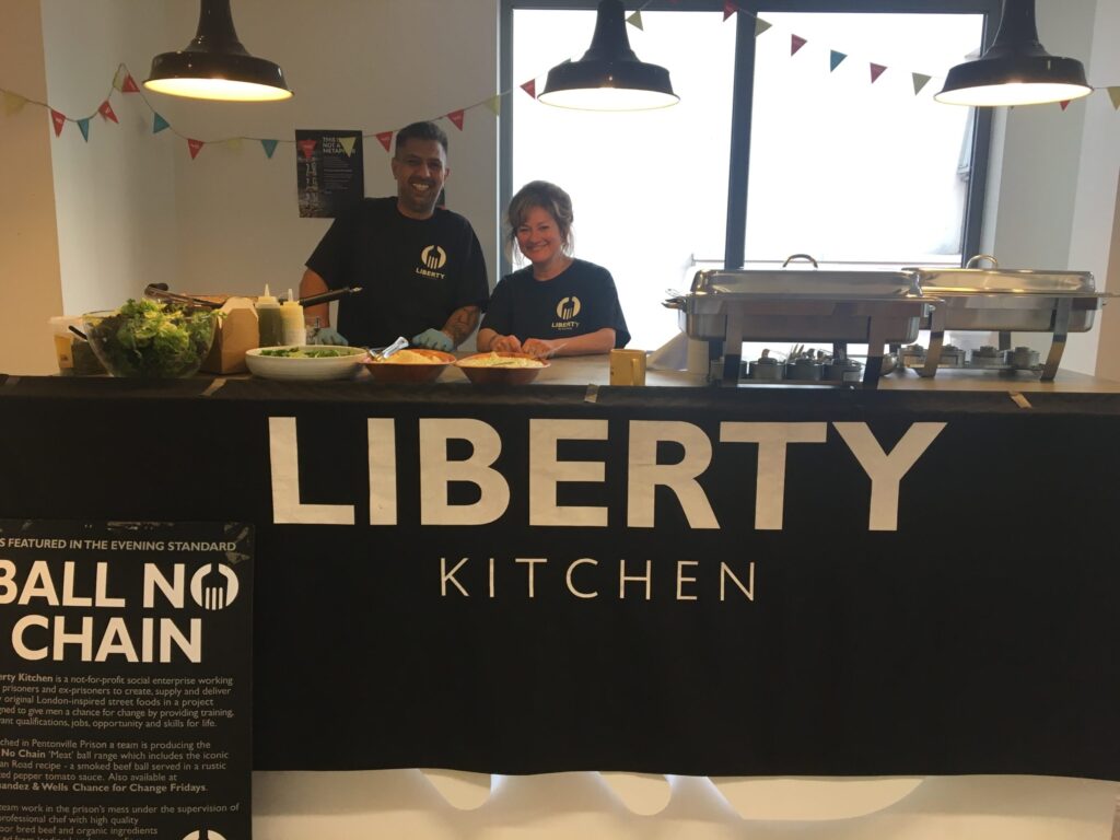 image of liberty kitchen food stand