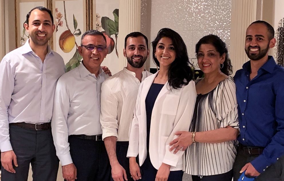 Picture of Dr Omar and Mehreen Atiq with their four children