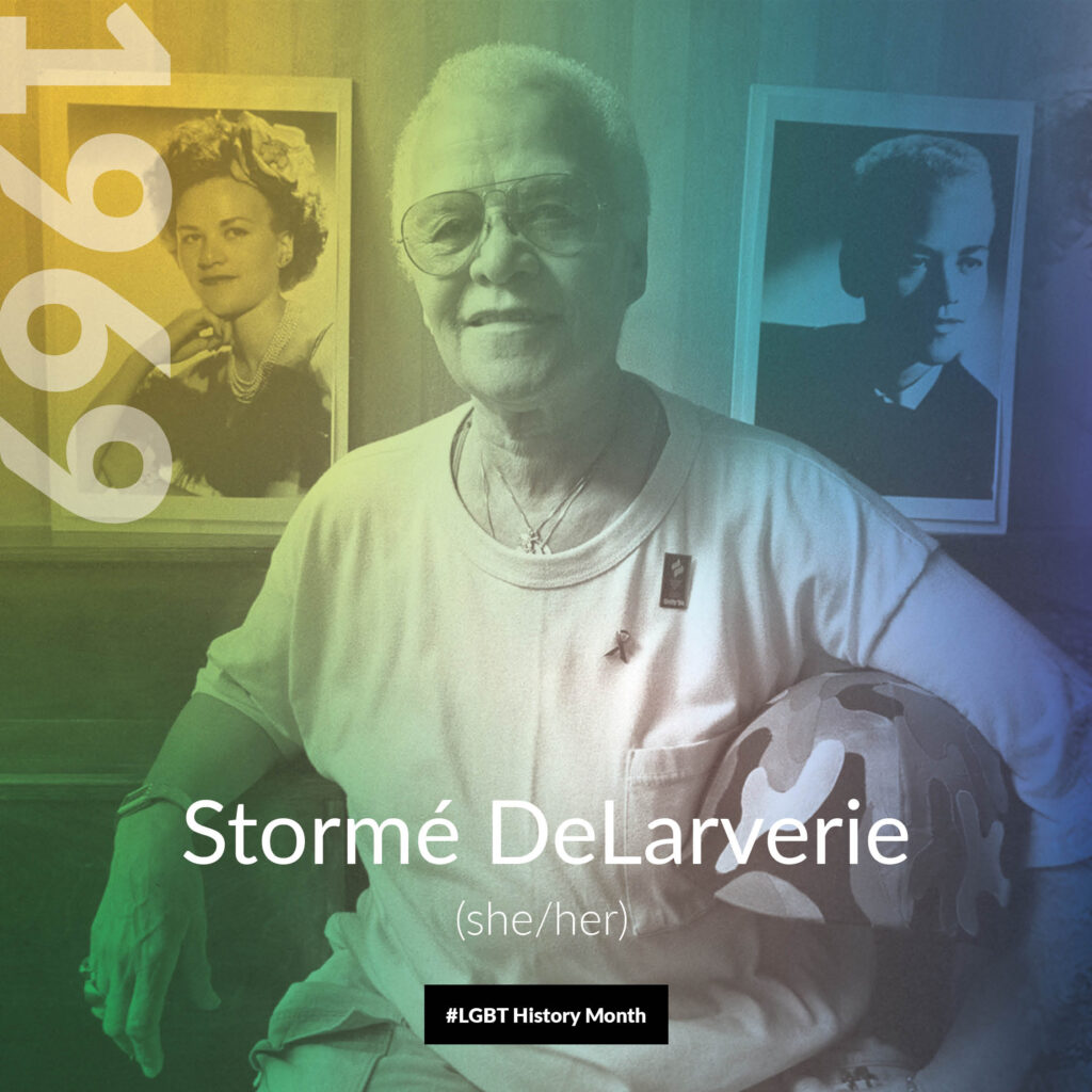 Image of Stormé DeLarverie  for NKD LGBT History Month campaign 