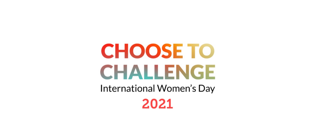 choose to challenge banner , international women day 2021