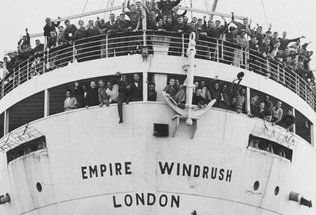 old picture of windrush ship